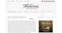 Desktop Screenshot of maharaniweddings.com